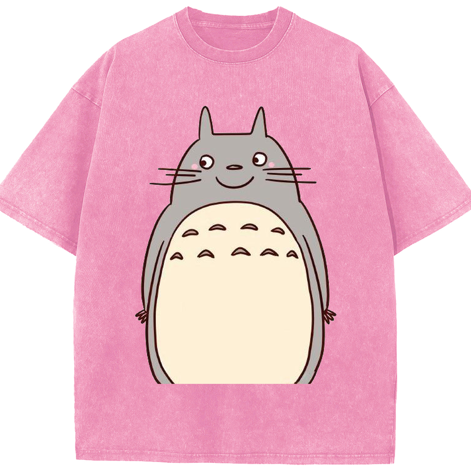 （画像用） となりのトトロ 草壁メイ 草壁サツキ My Neighbor Totoro Satsuki Kusakabe Mei Kusakabe 綿100% ヴィンテージ風 半袖Tシャツ（フロントプリント）